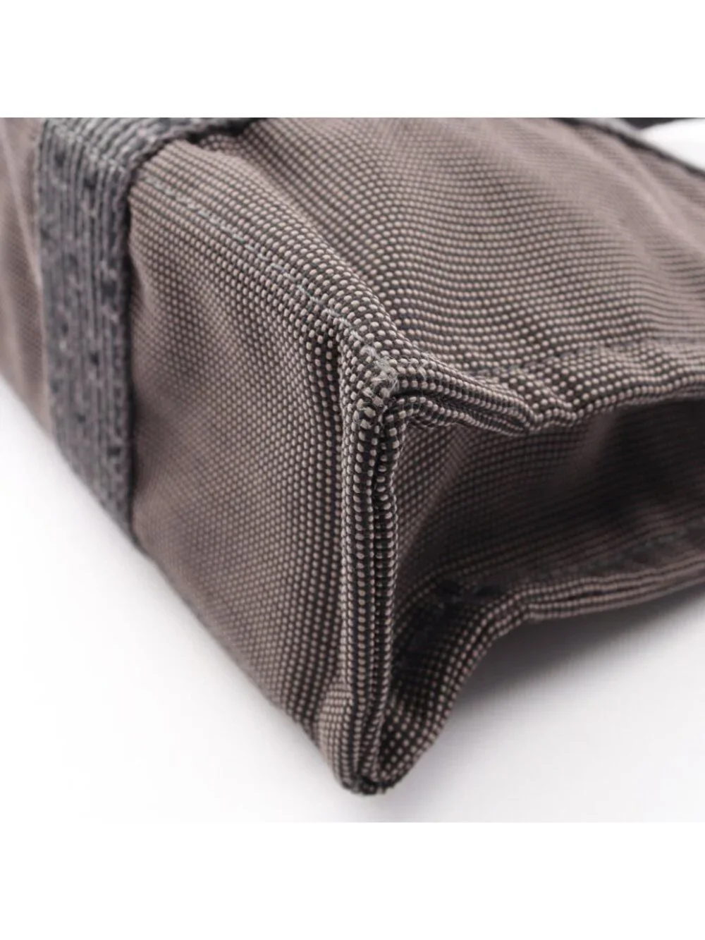 Hermes Tote Her Line PM Gray Canvas